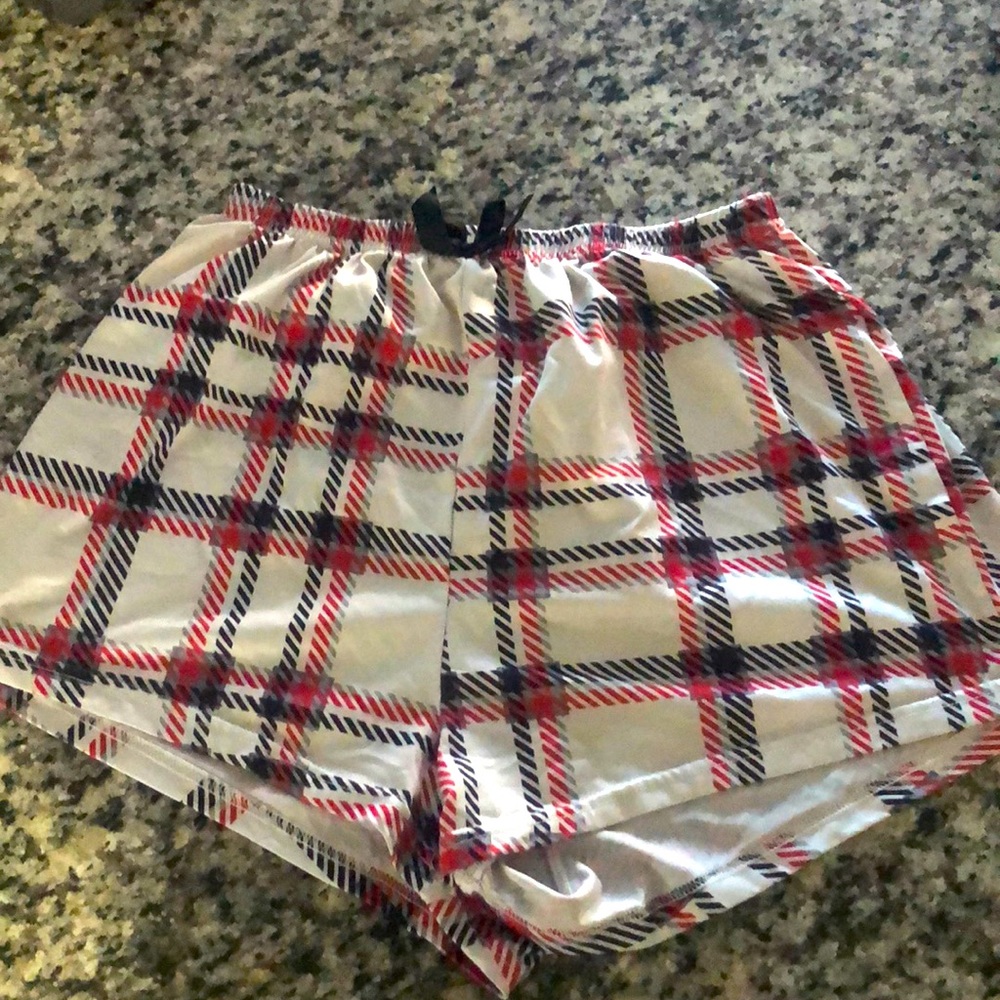 Plaid Pajama Shorts